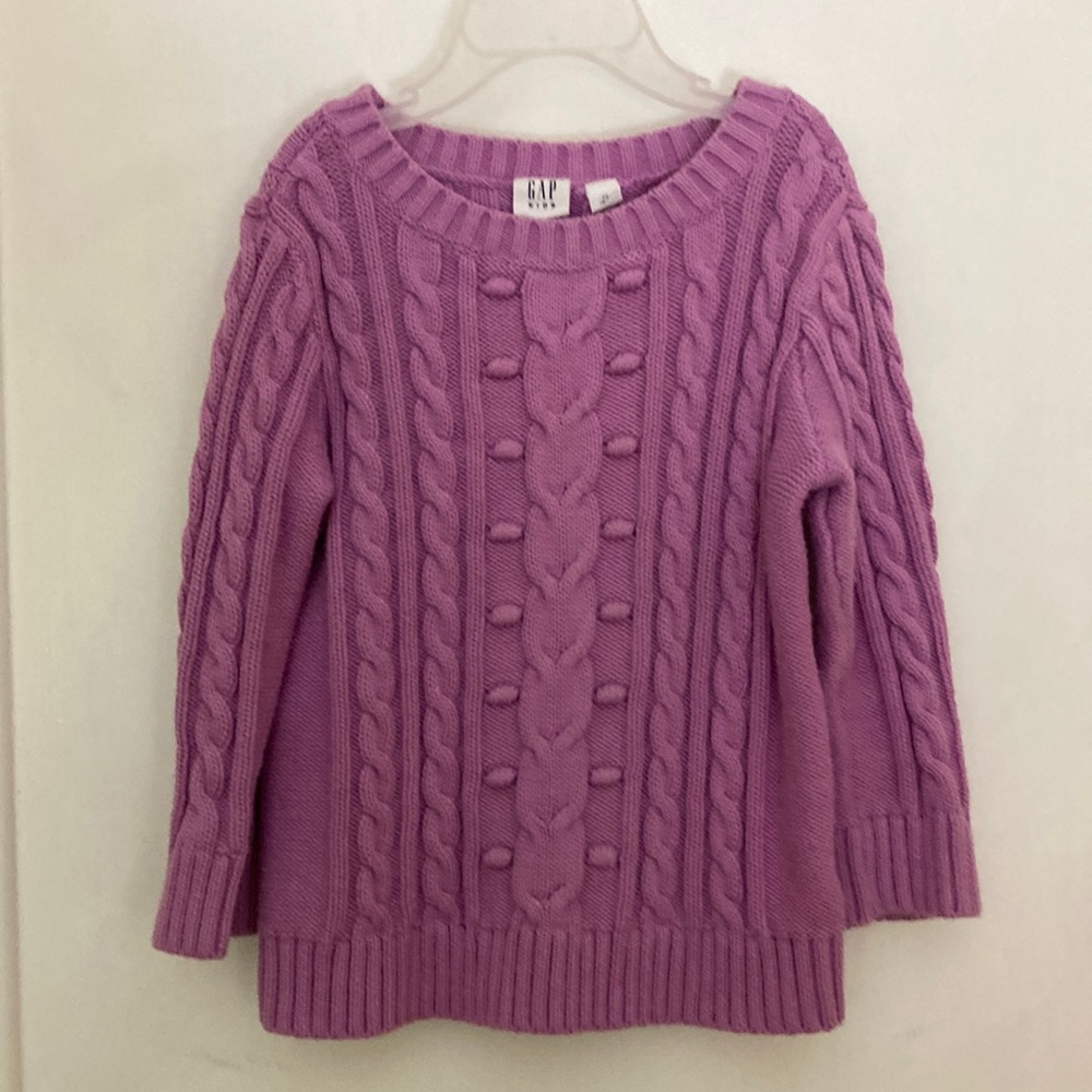 Girls cable knit sweater